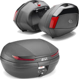 Arena Black Top Case + Side Cases - 110 Lt Arena Technopolymer - Givi Compatible With Honda Cb 500 X (2019-2023)