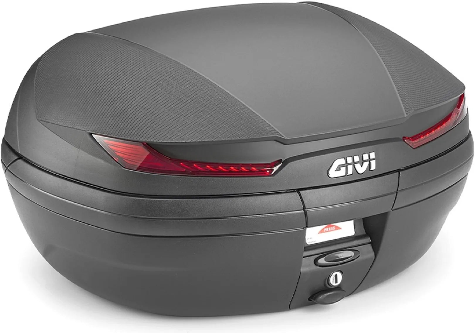 Monokey Arena Black Top Case - 45 Lt Arena Technopolymer - Givi Compatible With Ktm 1290 Super Adventure S (2017-2020)