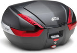 Monokey Carbon Look Top Case - 47 Lt Technopolymer - Givi Compatible With Ktm 890 Duke R (2021-2023)