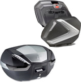 Silver Tech Top Case + Side Cases - 121 Lt Technopolymer - Givi Compatible With Honda Nc 750 X (2016-2020)
