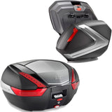 Silver Top Case + Side Cases - 121 Lt Technopolymer - Givi Compatible With Honda Nx 500 (2024)