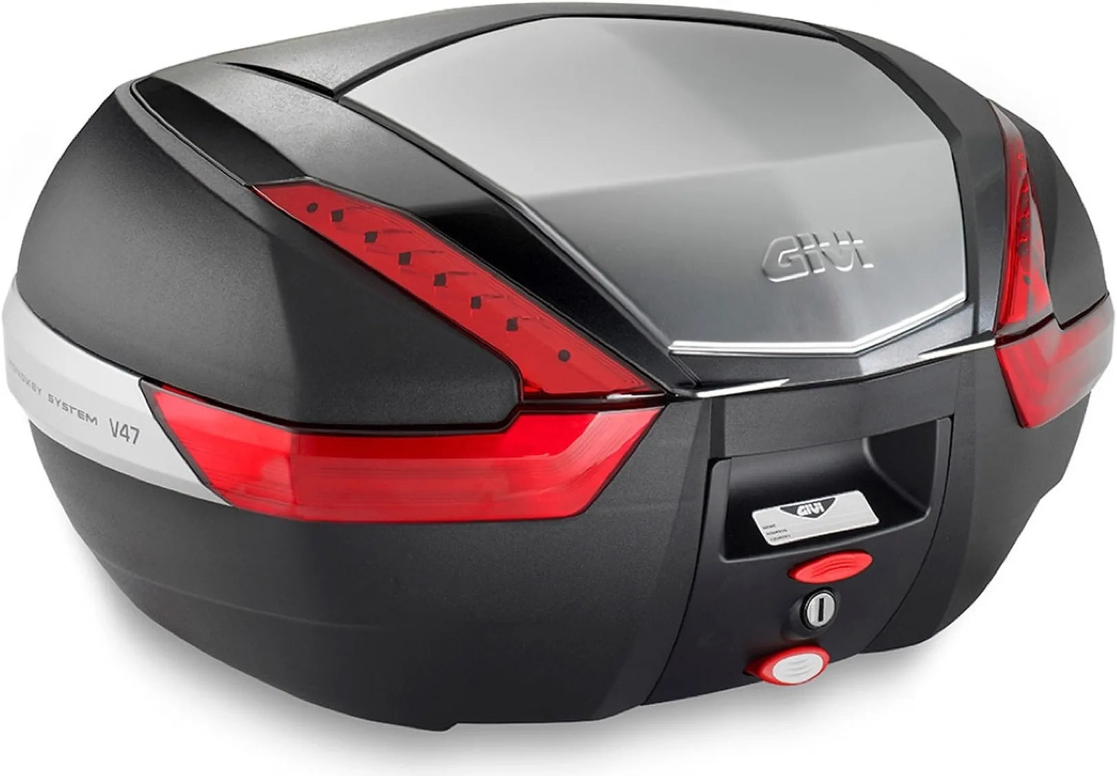 Monokey Aluminium Top Case - 47 Lt Technopolymer - Givi Compatible With Ktm 1290 Super Adventure R (2017-2020)