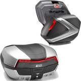 Maxia 5 Silver Top Case + Side Cases - 132 Lt Maxia 5 Technopolymer - Givi Compatible With Honda Cbf 600 S - N (2004-2012)