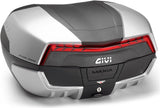 Monokey Maxia 5 Silver Top Case - 58 Lt Maxia 5 Technopolymer - Givi Compatible With Ktm 790 Duke (2018-2020)