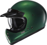 Full-Face Motorcycle Helmet Hjc V60 Advanced Fiberglass Composite Deep Green Size 11 Xxl