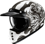 Full-Face Motorcycle Helmet Hjc V60 Advanced Fiberglass Composite Mc5 Flame Size 08 M