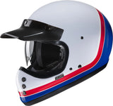 Full-Face Motorcycle Helmet Hjc V60 Advanced Fiberglass Composite Mc21 Scoby Size 07 S