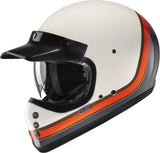 Full-Face Motorcycle Helmet Hjc V60 Advanced Fiberglass Composite Mc7 Scoby Size 09 L