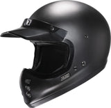 Full-Face Motorcycle Helmet Hjc V60 Advanced Fiberglass Composite Semi Flat Black Size 07 S