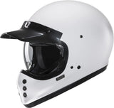 Full-Face Motorcycle Helmet Hjc V60 Advanced Fiberglass Composite White Size 08 M