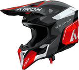Off-Road Motorcycle Helmet Airoh Wraaap - Wrac55 Thermoplastic Hrt Gloss Red Conquer Size M