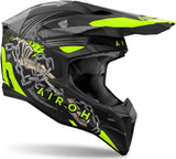 Off-Road Motorcycle Helmet Airoh Wraaap - Wrc55 Thermoplastic Hrt Matte Darkness Size M