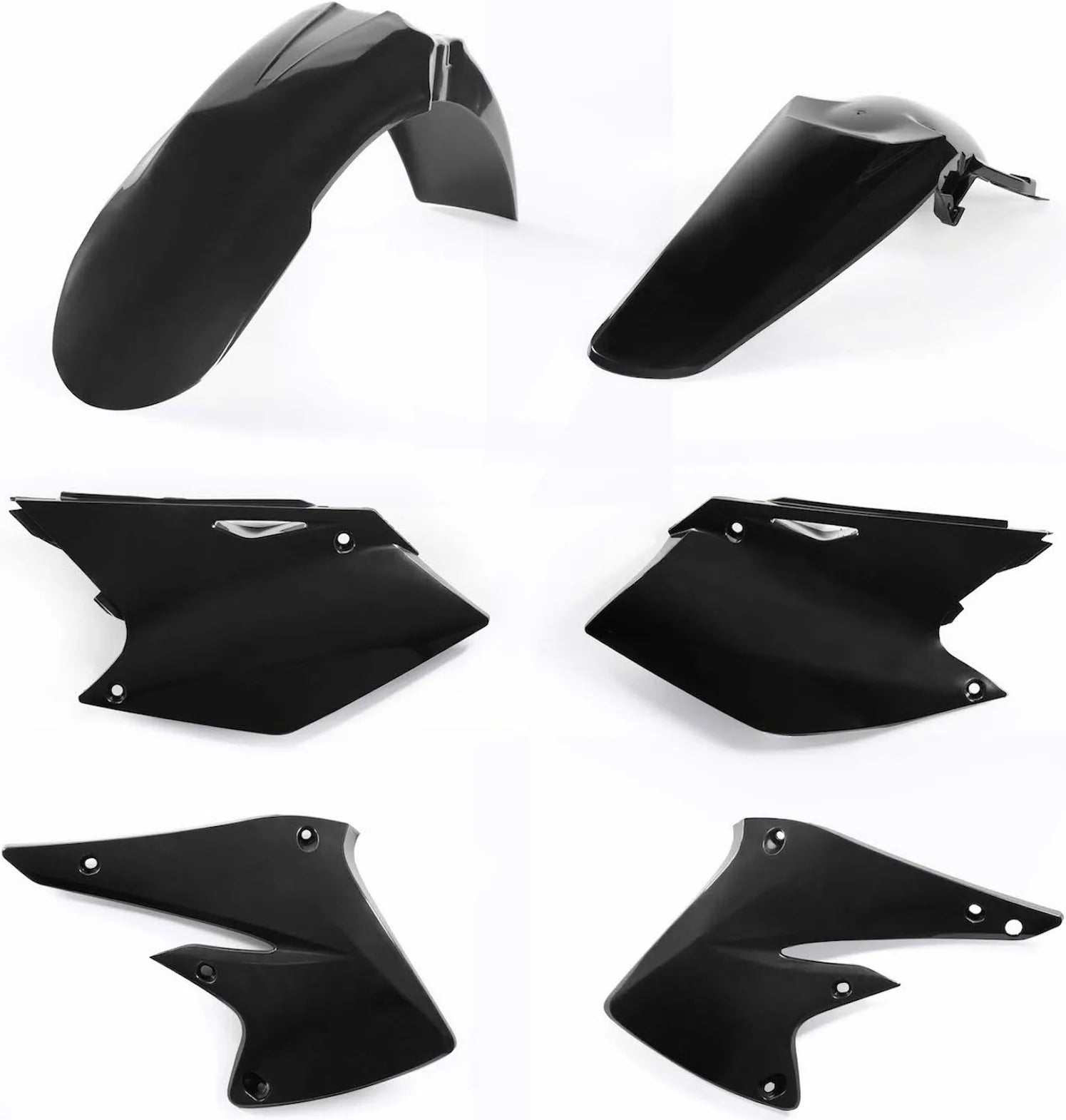 Plastics Kit - Acerbis Compatible With Kawasaki Kx 250 F (2004-2005)