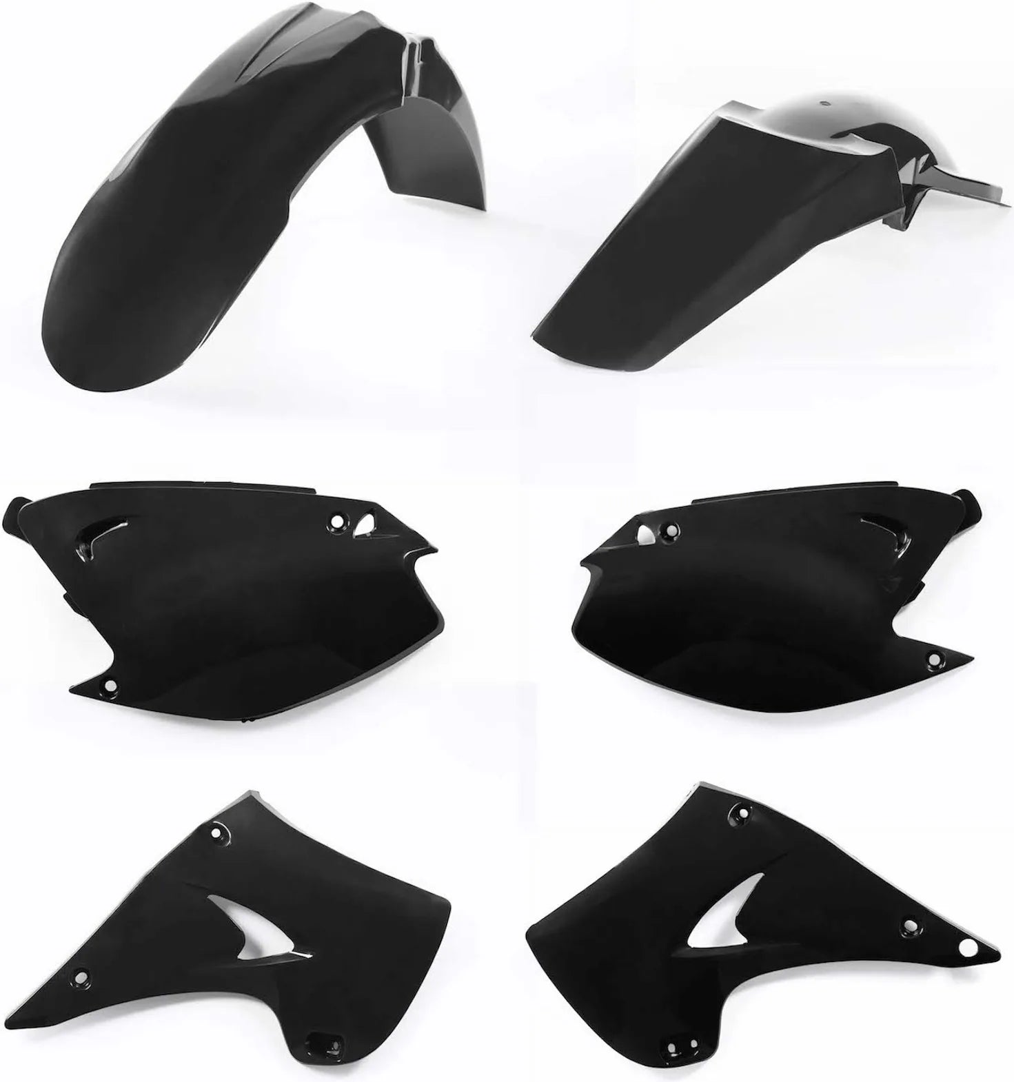 Plastics Kit - Acerbis Compatible With Kawasaki Kx 250 2T (2003-2008)