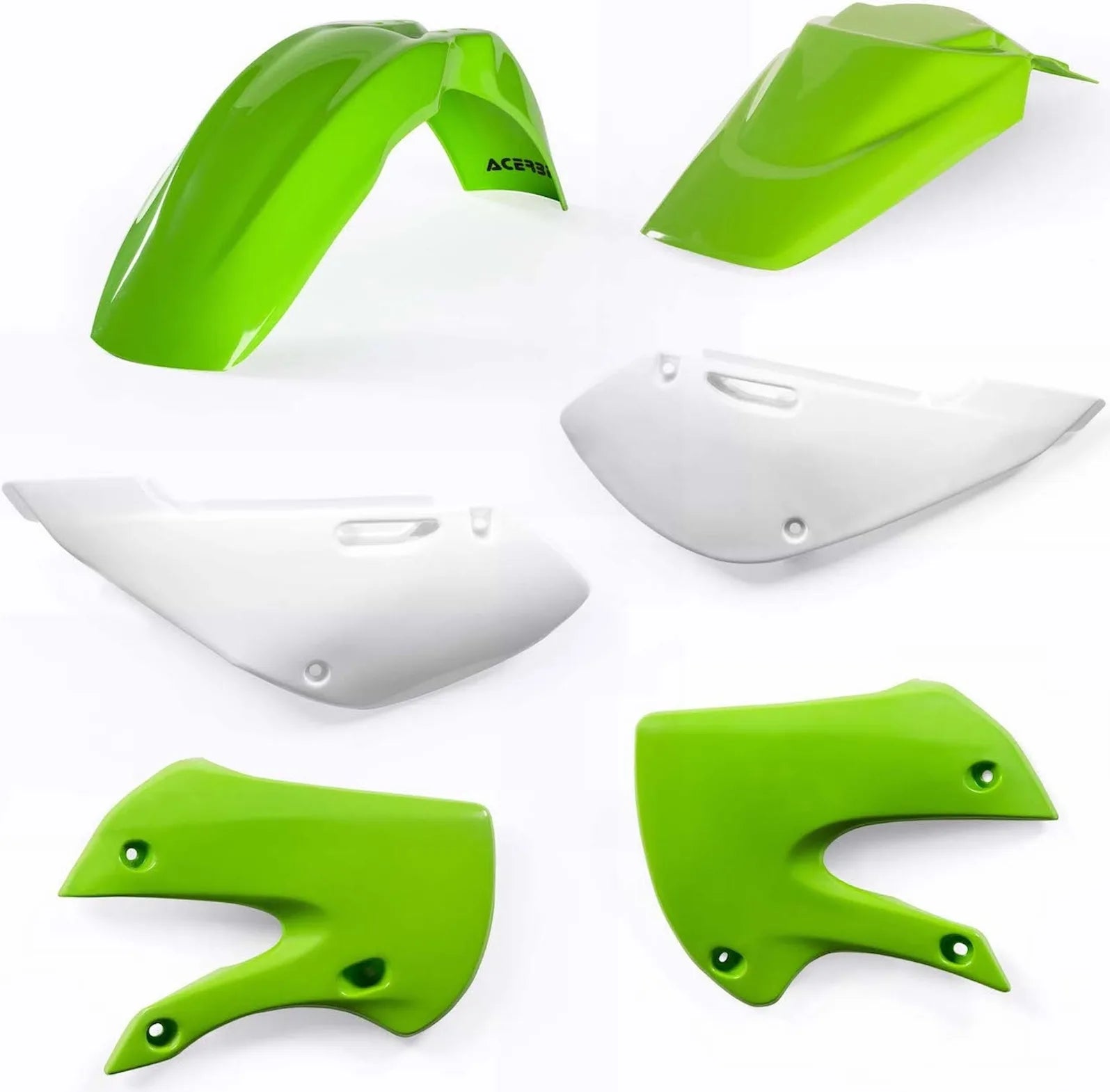 Plastics Kit - Acerbis Compatible With Kawasaki Kx 65 (2000-2019)