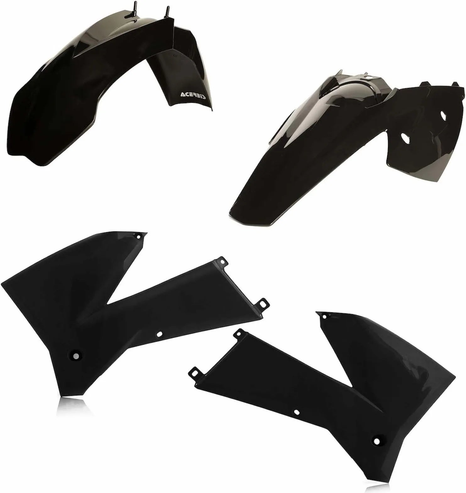 Plastics Kit - Acerbis Compatible With Ktm 400 Exc-F (2005-2007)