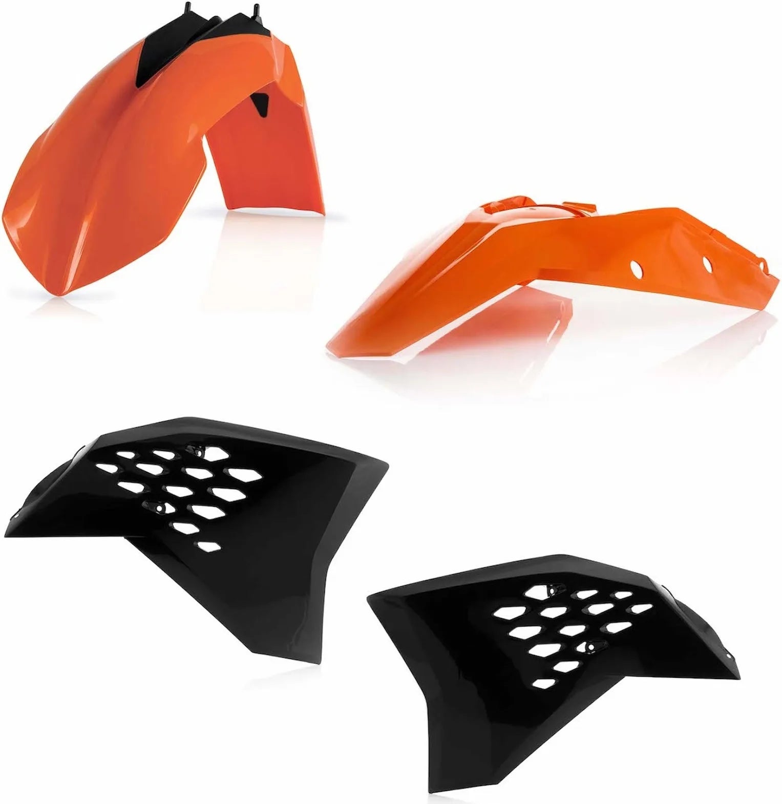 Plastics Kit - Acerbis Compatible With Ktm 250 Sx-F (2007-2010)