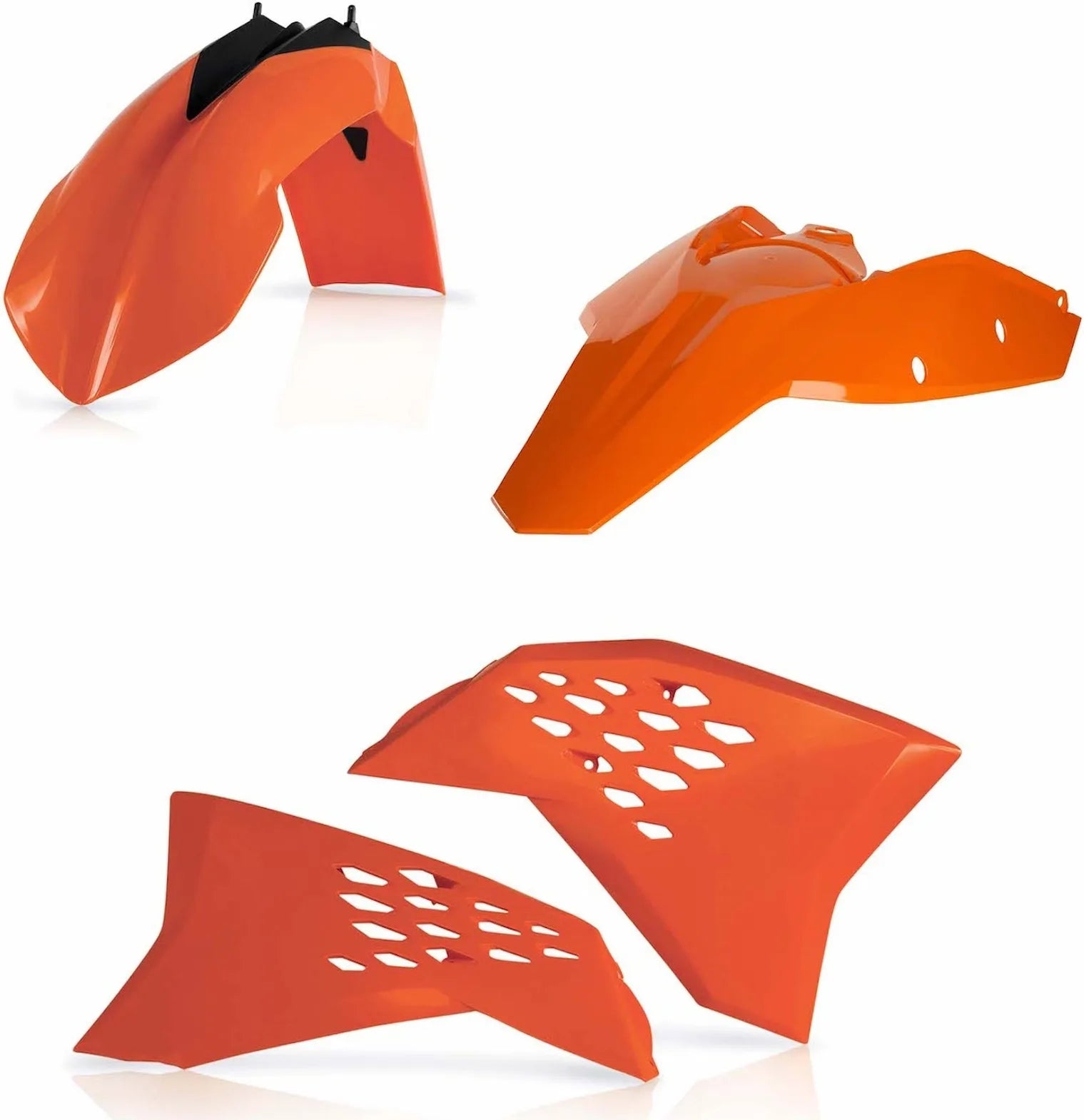 Plastics Kit - Acerbis Compatible With Ktm 400 Exc-F (2008-2011)