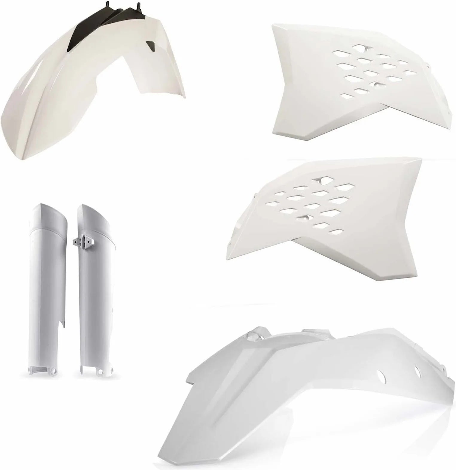 Plastics Full Kit - Acerbis Compatible With Ktm 540 Exc-F (2008-2011)