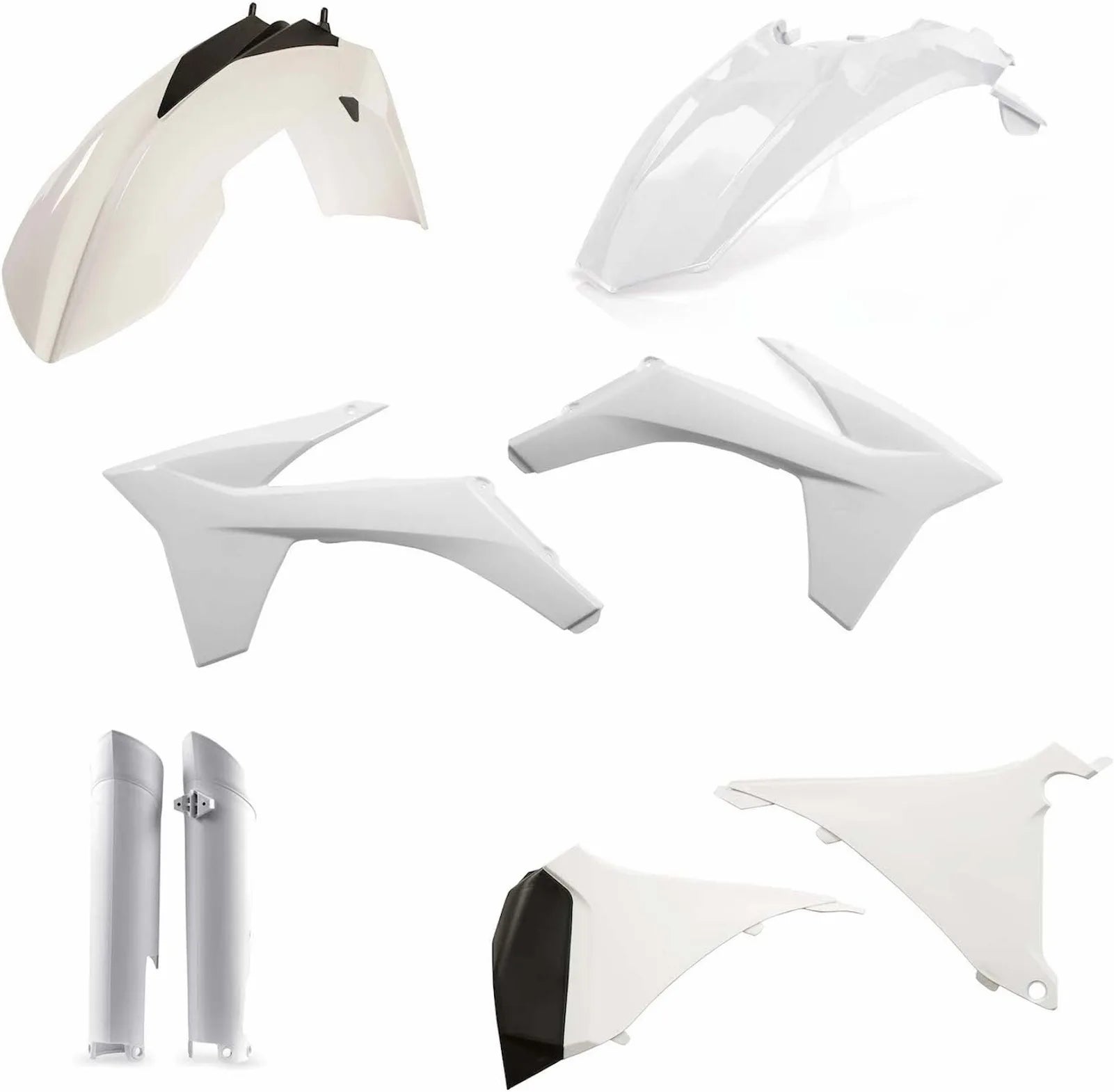 Plastics Full Kit - Acerbis Compatible With Ktm 300 Exc (2012-2013)