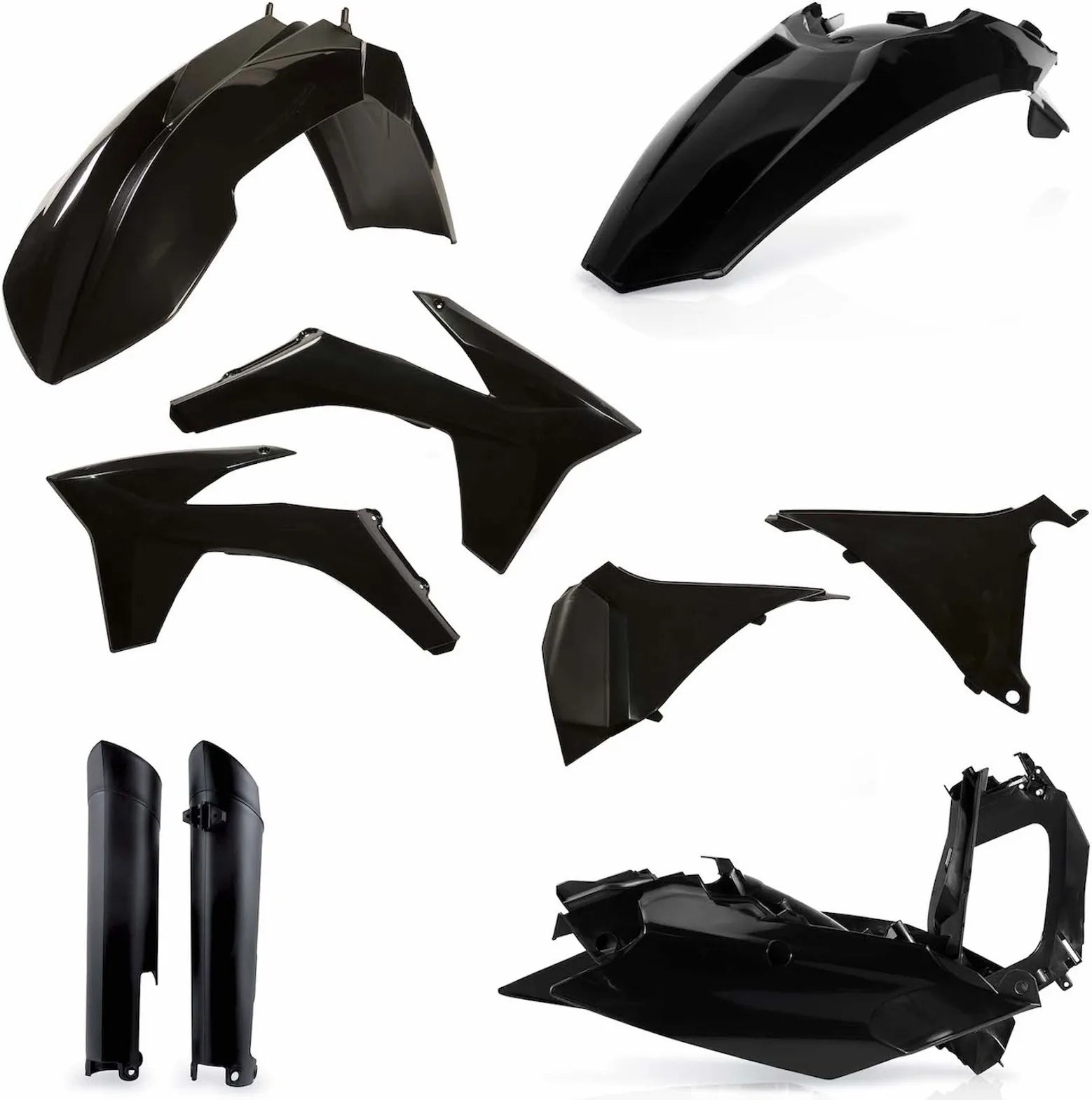 Plastics Full Kit - Acerbis Compatible With Ktm 250 Exc-F (2012-2013)