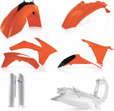 Plastics Full Kit - Acerbis Compatible With Ktm 125 Exc (2012-2013)