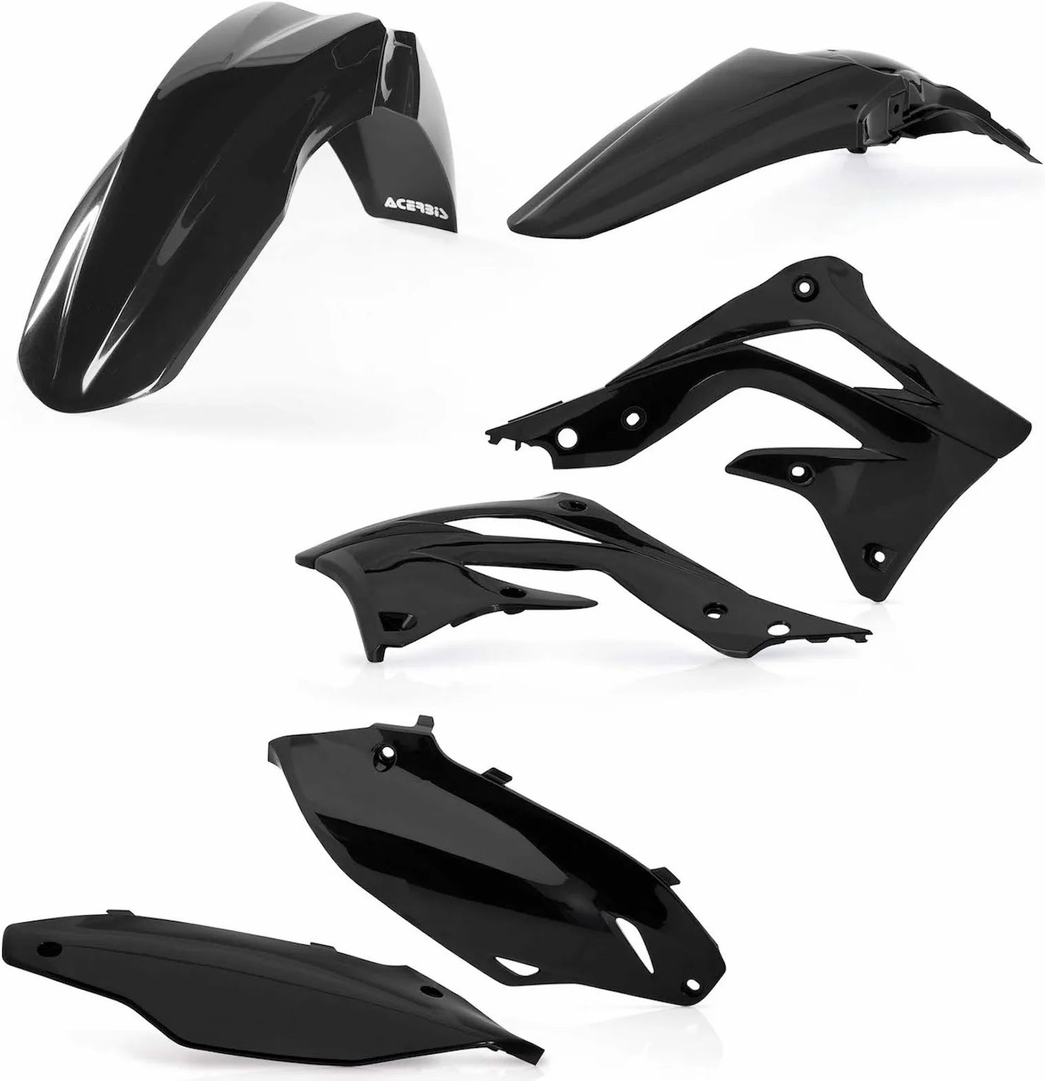 Plastics Kit - Acerbis Compatible With Kawasaki Kx 450 F (2012)