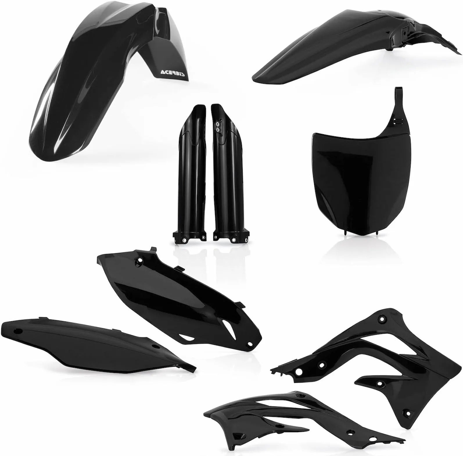 Plastics Full Kit - Acerbis Compatible With Kawasaki Kxf 450 (2012)