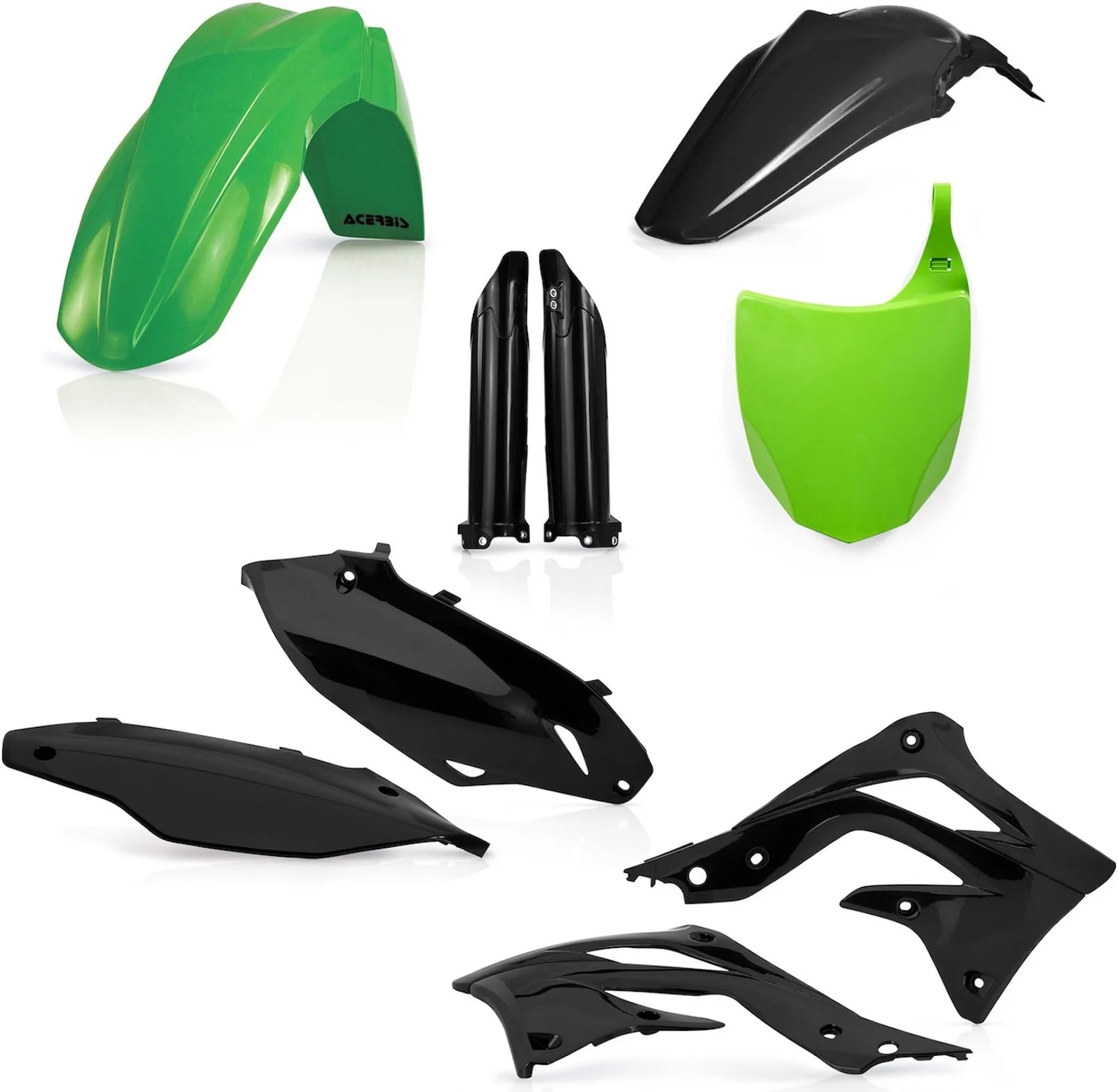 Plastics Full Kit - Acerbis Compatible With Kawasaki Kxf 450 (2012)