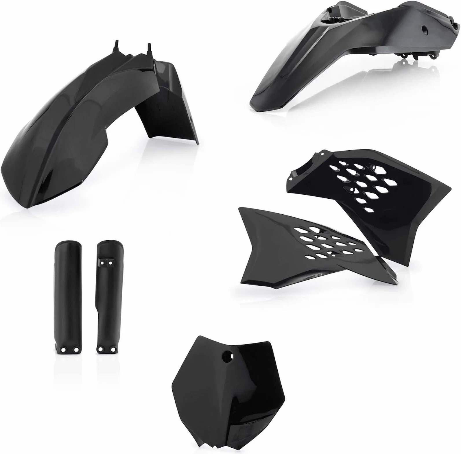 Plastics Full Kit - Acerbis Compatible With Ktm 65 Sx (2009-2011)