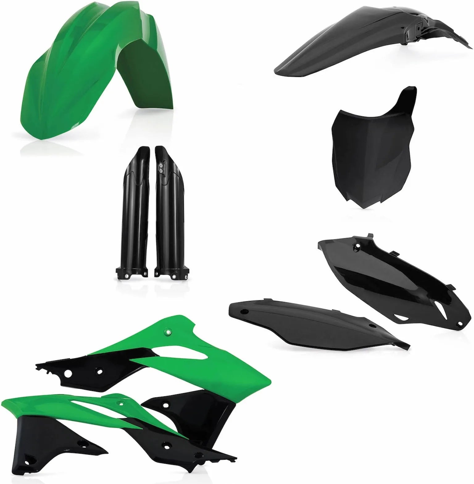 Plastics Full Kit - Acerbis Compatible With Kawasaki Kx 250 F (2013-2016)