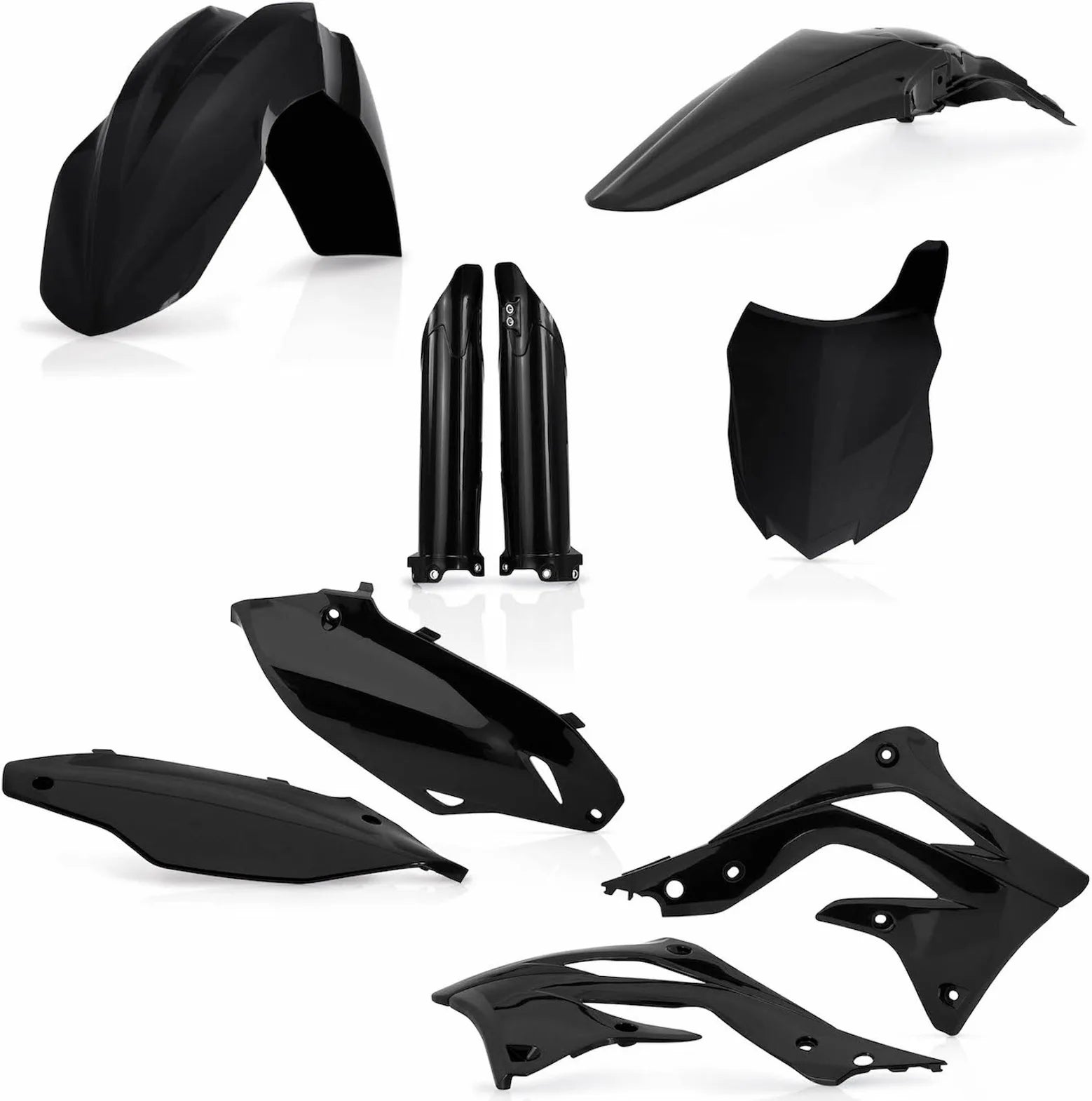 Plastics Full Kit - Acerbis Compatible With Kawasaki Kxf 450 (2013-2015)