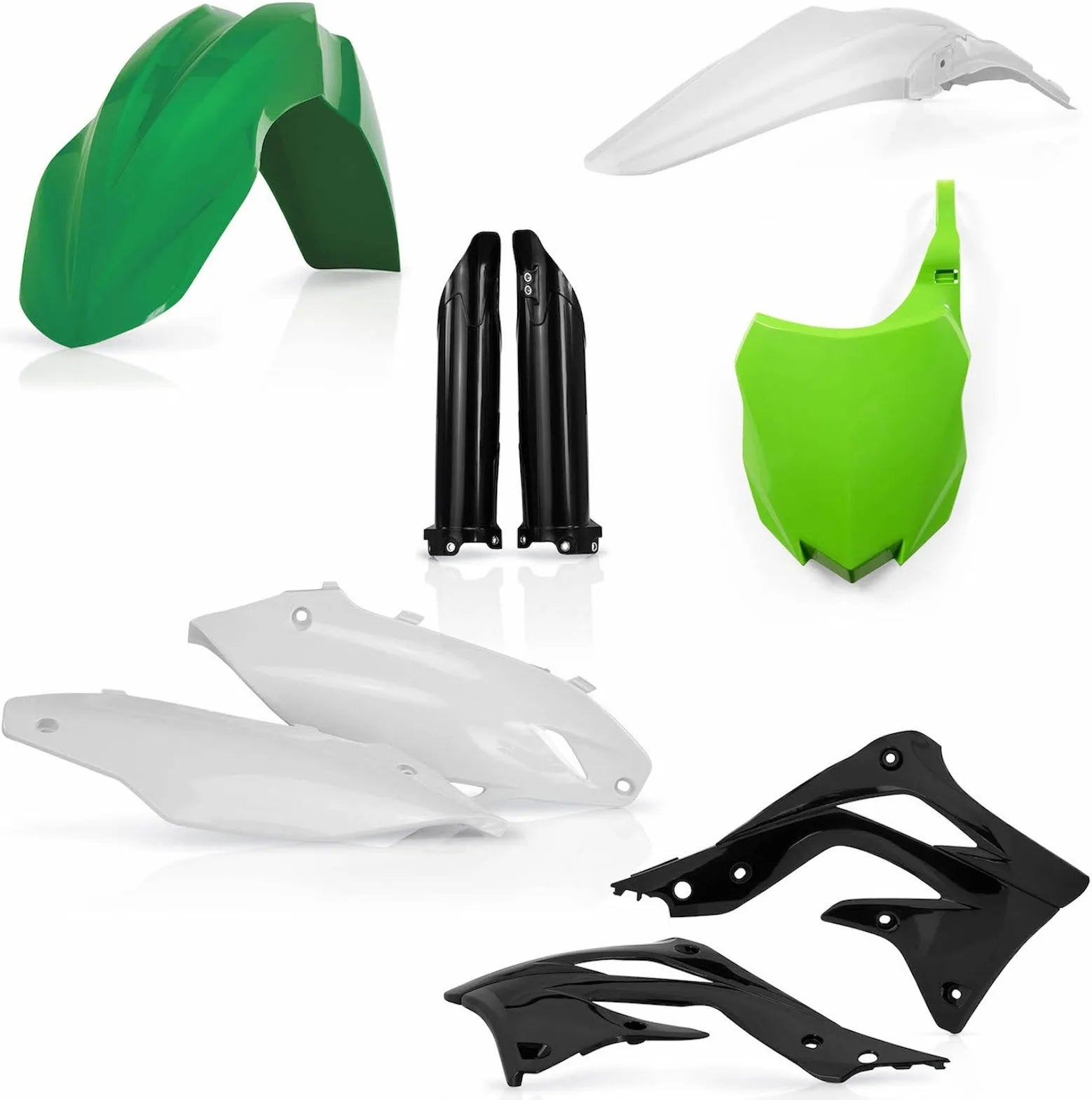 Plastics Full Kit - Acerbis Compatible With Kawasaki Kx 450 F (2013-2015)