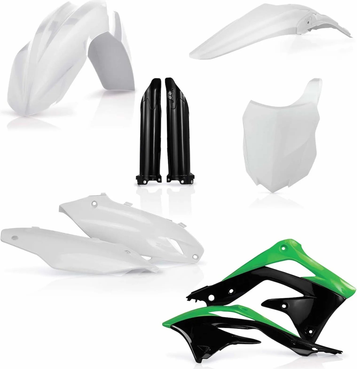 Plastics Full Kit - Acerbis Compatible With Kawasaki Kx 450 F (2013-2015)