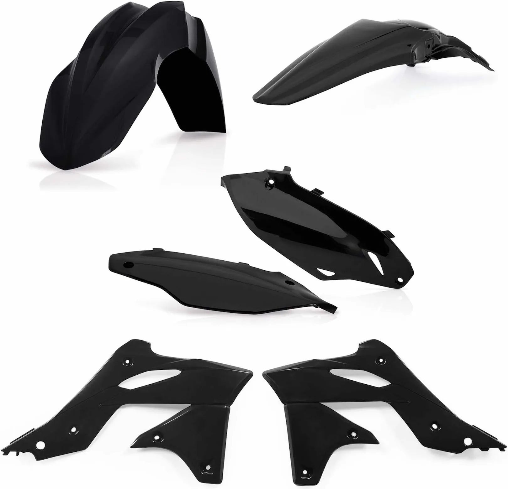 Plastics Kit - Acerbis Compatible With Kawasaki Kxf 250 (2013-2016)