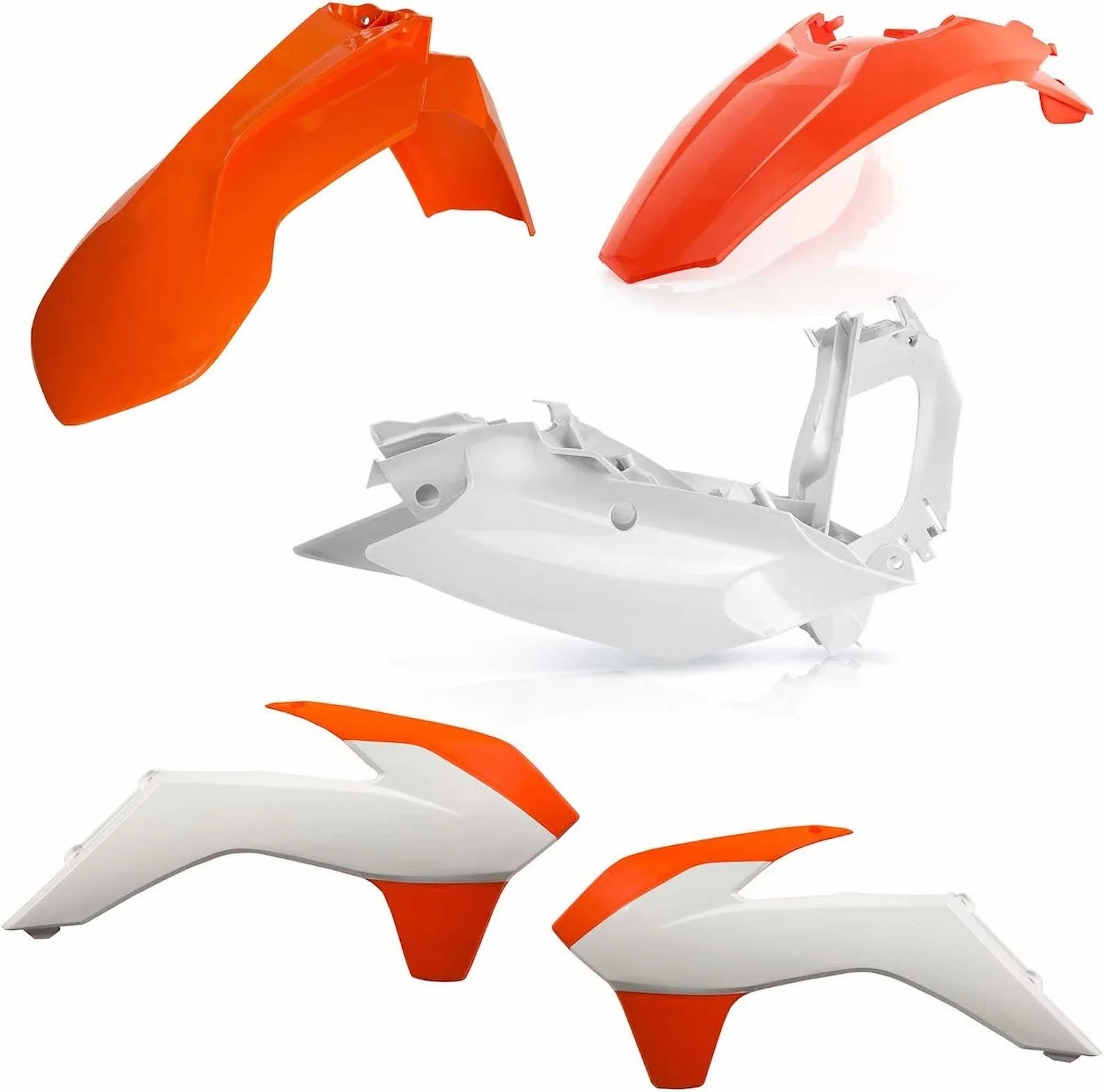 Plastics Kit - Acerbis Compatible With Ktm 450 Exc-F (2014-2016)
