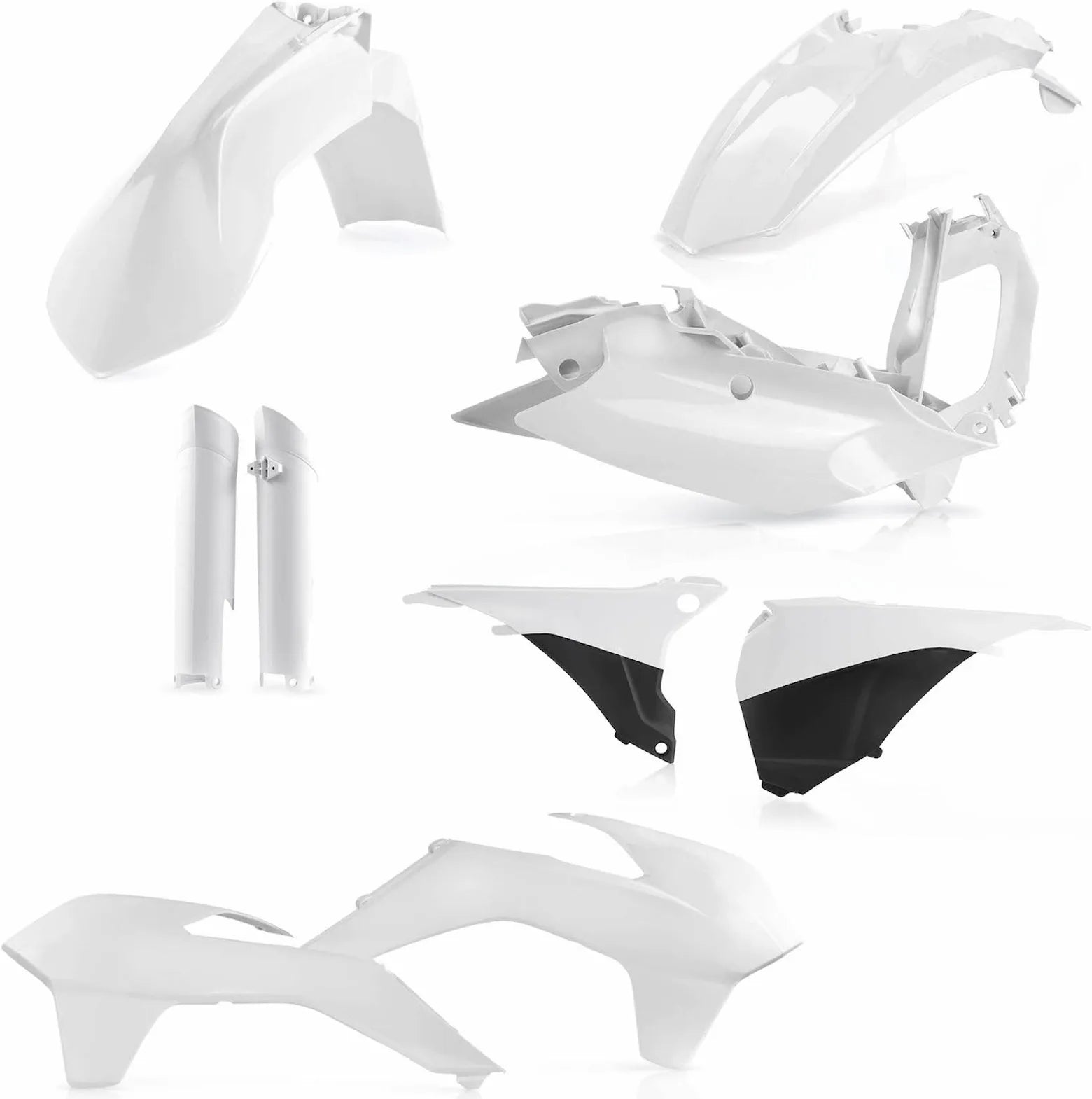 Plastics Full Kit - Acerbis Compatible With Ktm 380 Exc 2T (2014-2015)
