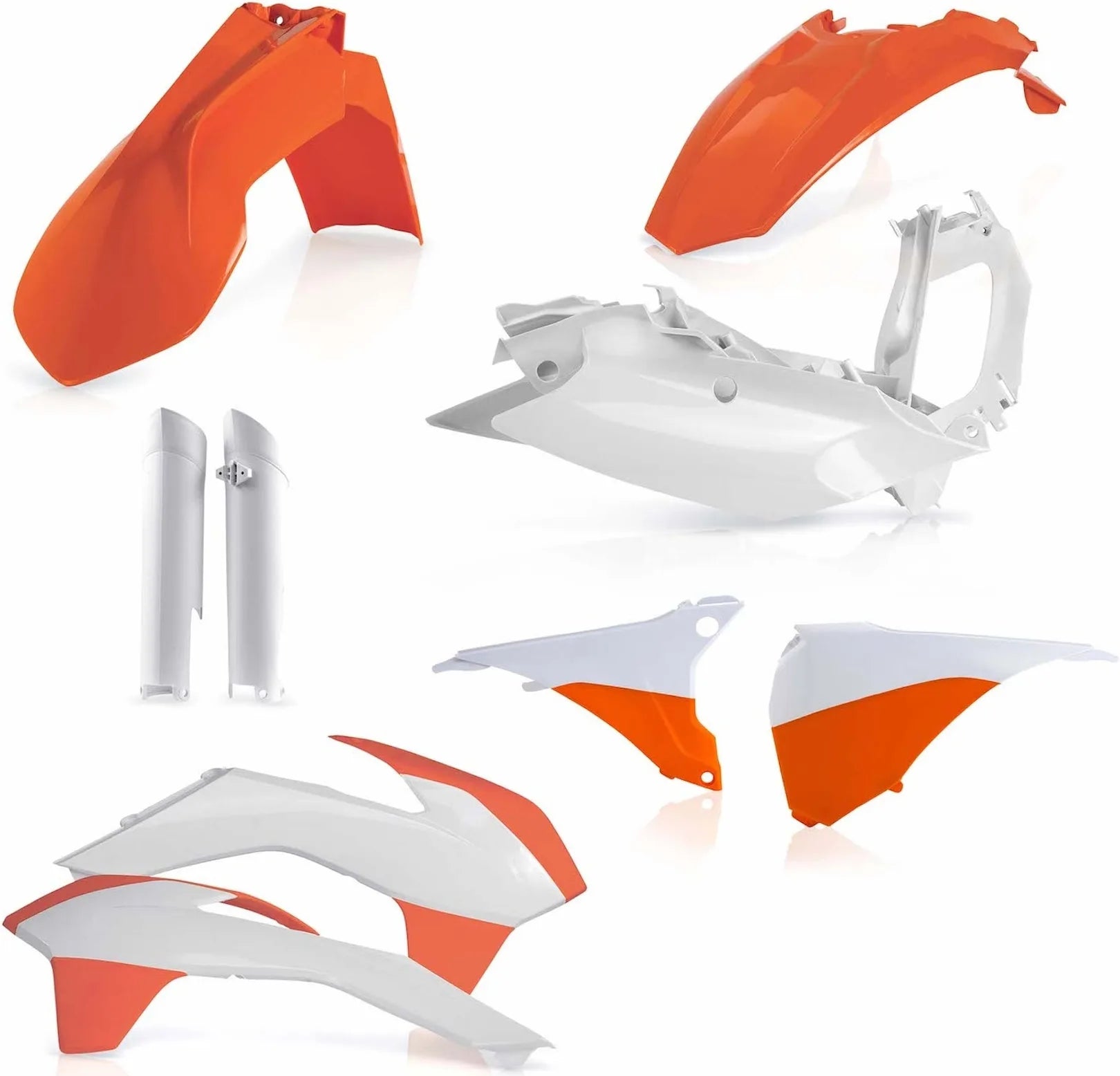 Plastics Full Kit - Acerbis Compatible With Ktm 400 Exc-F (2014-2015)