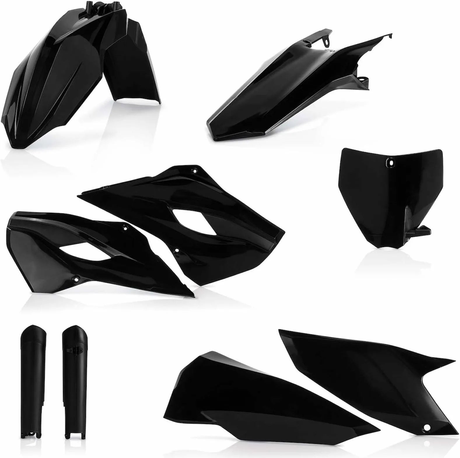 Plastics Full Kit - Acerbis Compatible With Husqvarna Te 300 (2014-2015)