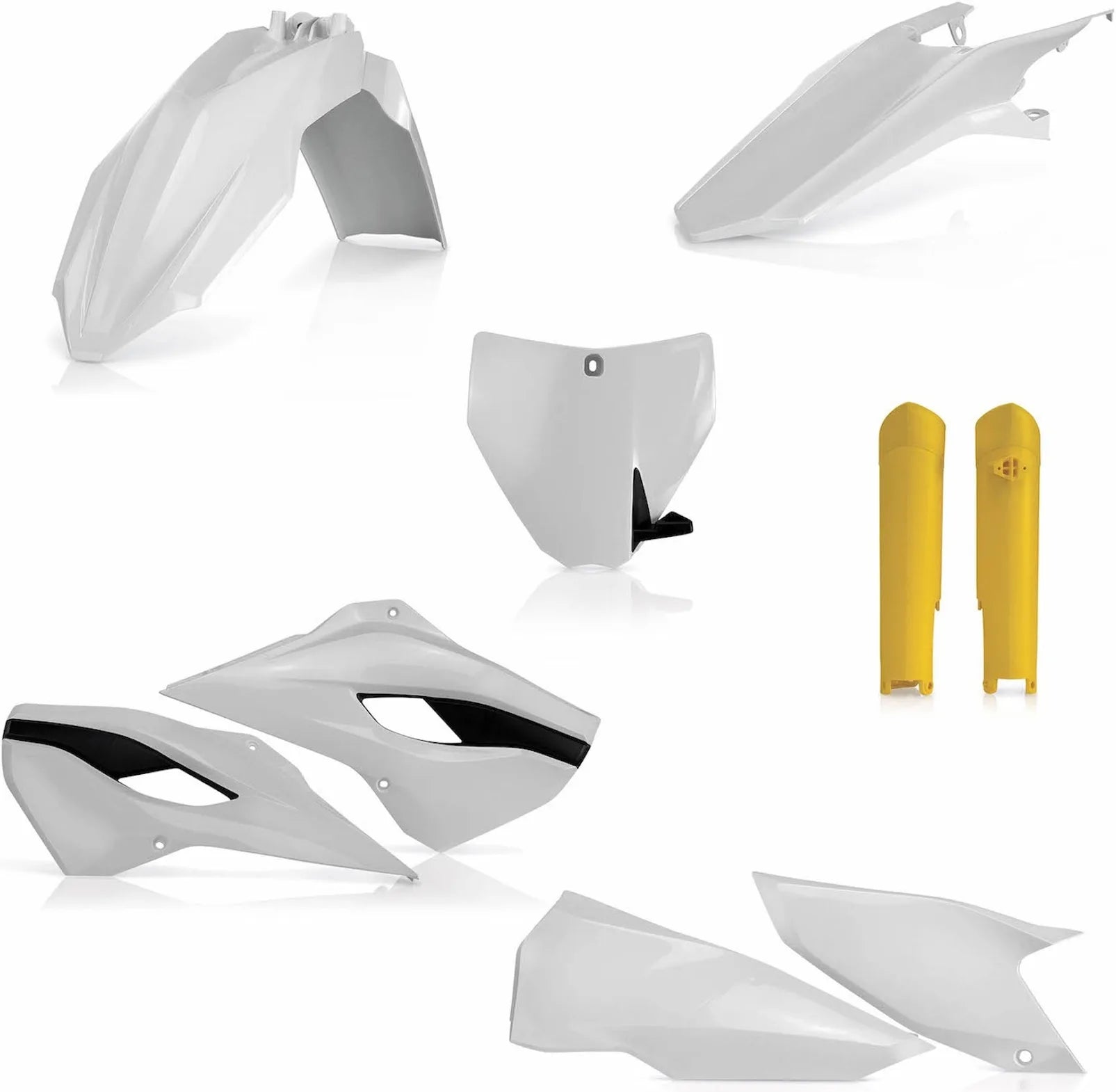 Plastics Full Kit - Acerbis Compatible With Husqvarna Tc 125 (2014-2015)