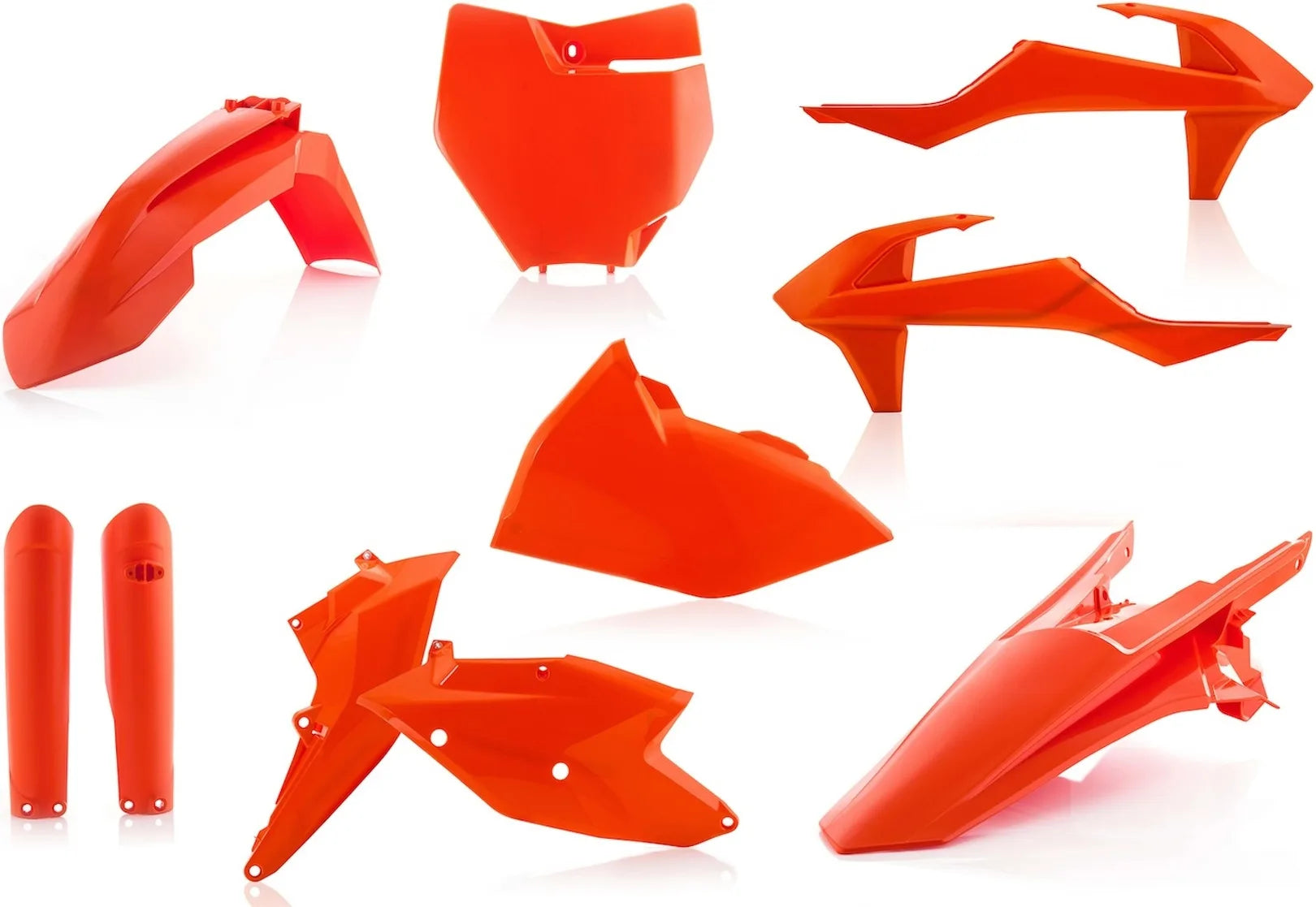 Plastics Full Kit - Acerbis Compatible With Ktm 125 Sx (2016-2018)