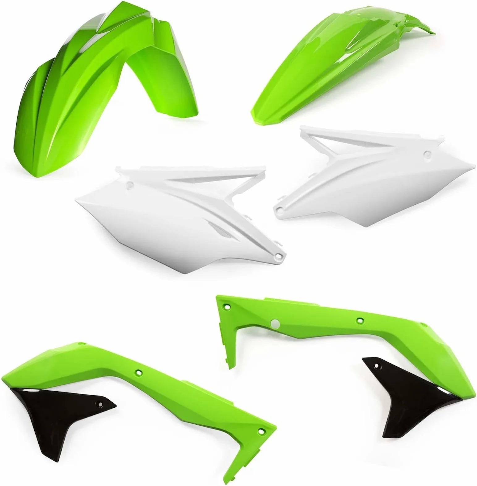 Plastics Kit - Acerbis Compatible With Kawasaki Kx 450 F (2016-2017)