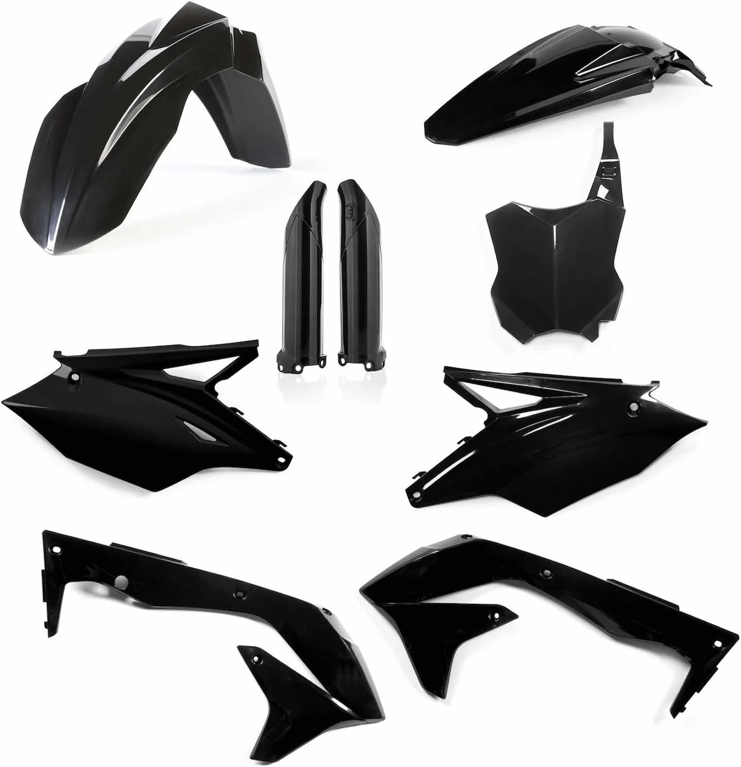 Plastics Full Kit - Acerbis Compatible With Kawasaki Kx 450 F (2016-2017)