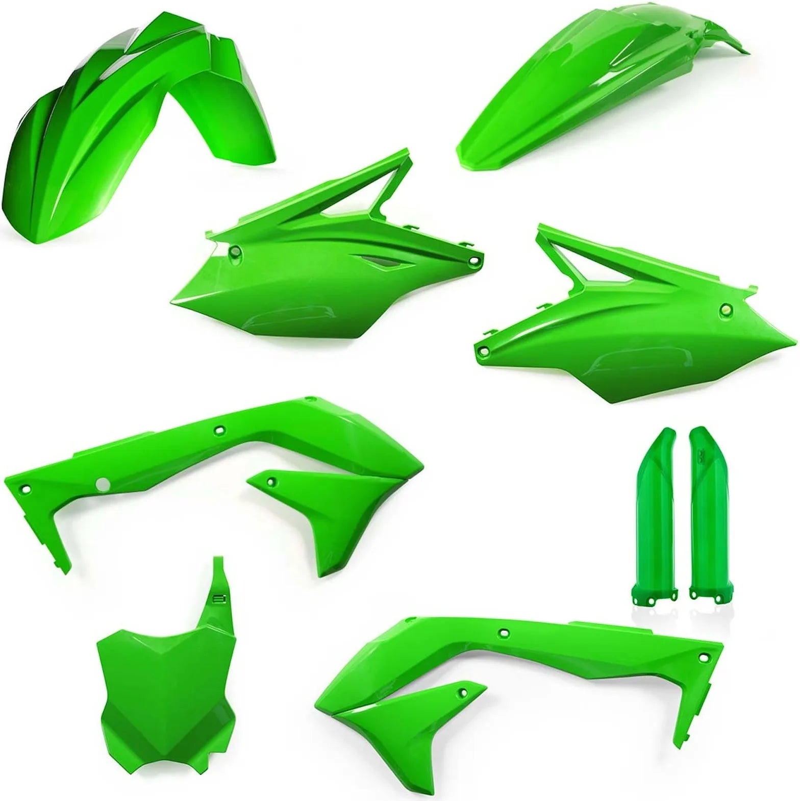 Plastics Full Kit - Acerbis Compatible With Kawasaki Kx 450 F (2016-2017)