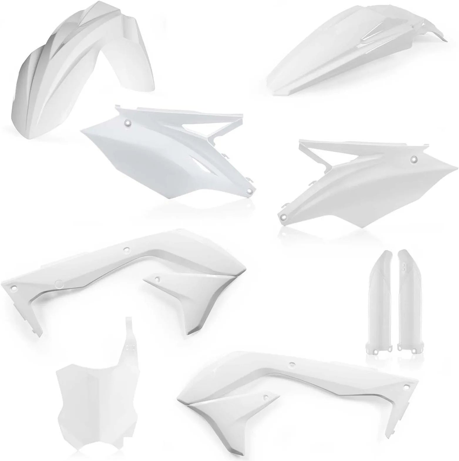 Plastics Full Kit - Acerbis Compatible With Kawasaki Kxf 450 - Usa (2016-2017)