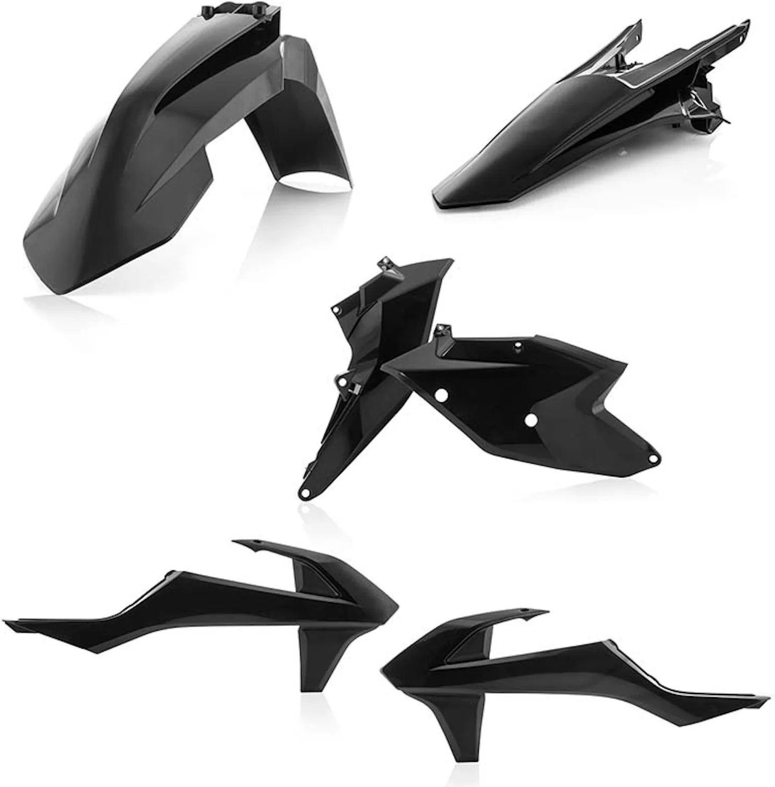 Plastics Kit - Acerbis Compatible With Ktm 250 Exc-F (2017-2018)