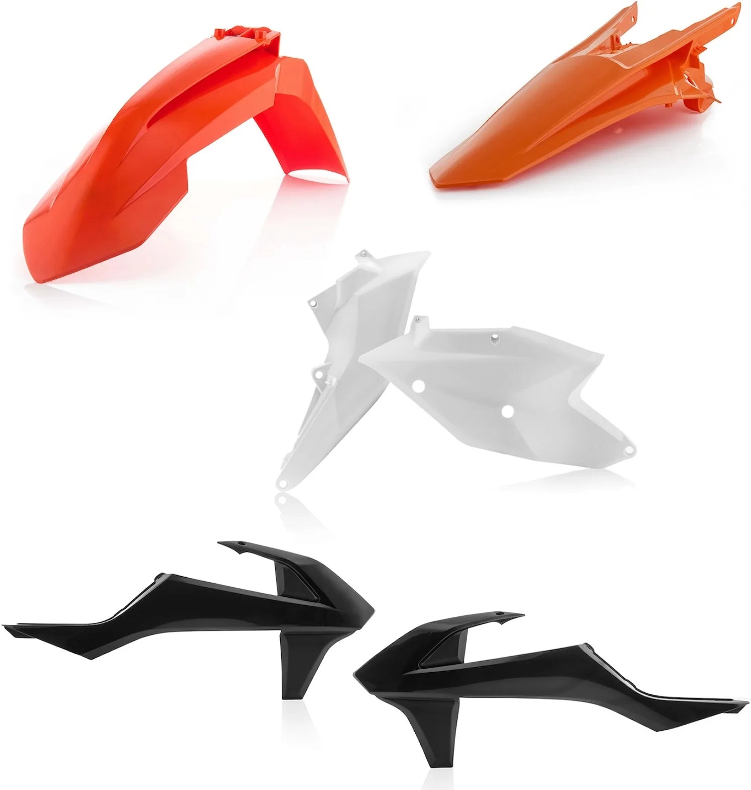 Plastics Kit - Acerbis Compatible With Ktm 250 Exc-F (2017-2018)