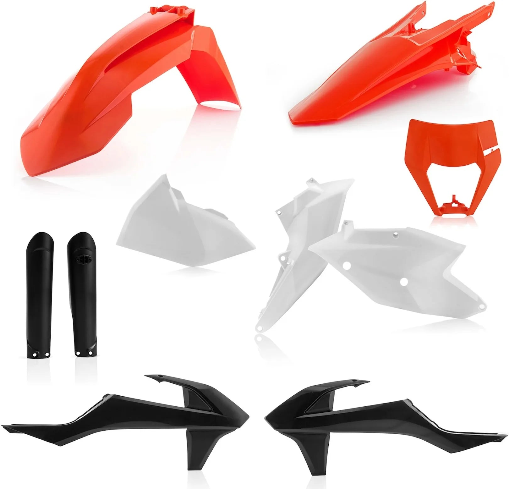 Plastics Full Kit - Acerbis Compatible With Ktm 125 Xc-W (2019)