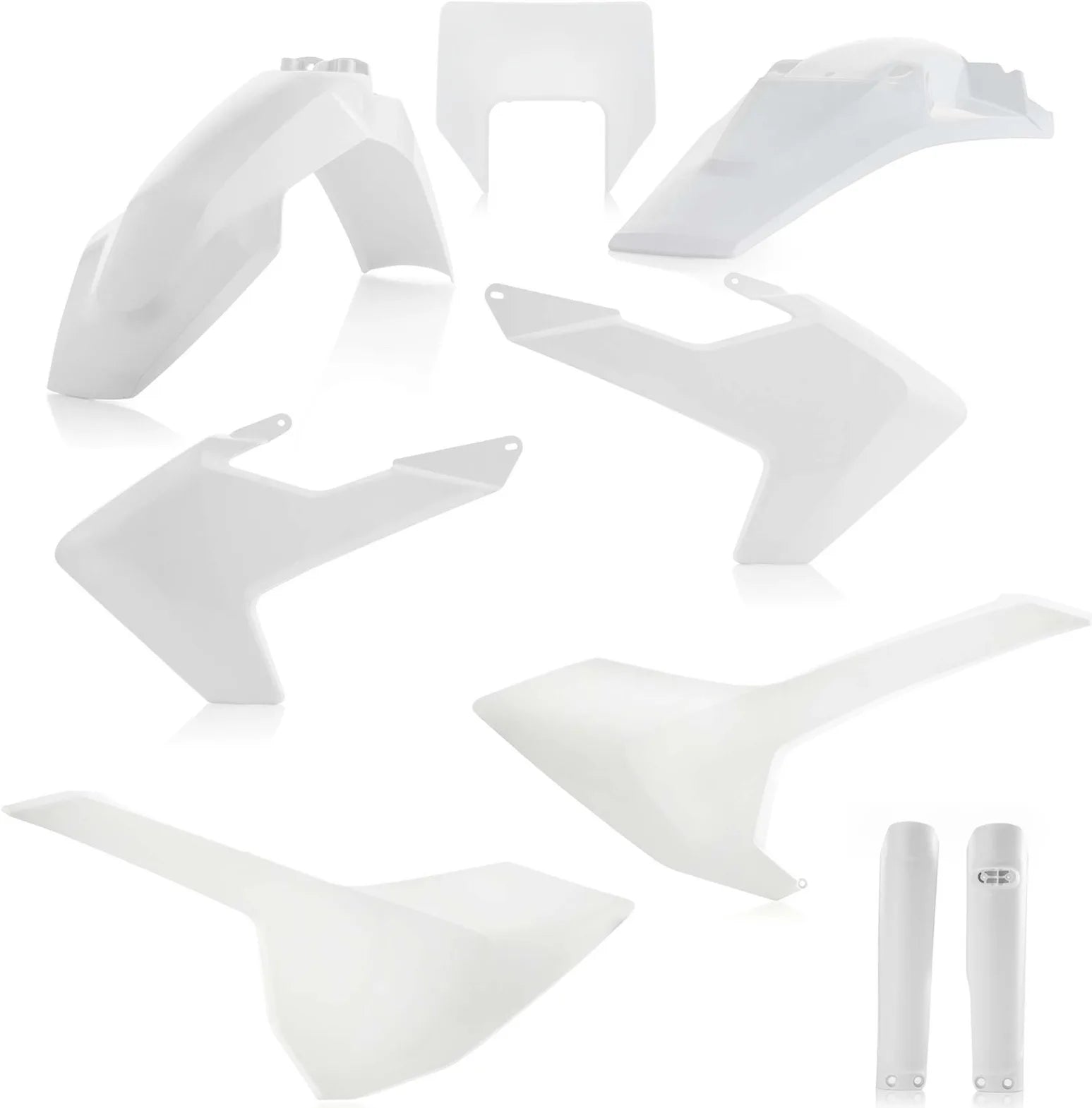 Plastics Full Kit - Acerbis Compatible With Husqvarna Fe 250 (2017-2018)