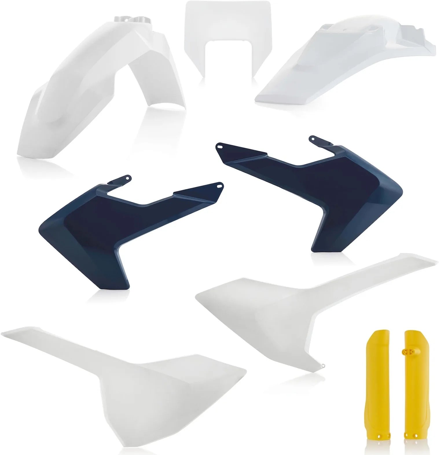 Plastics Full Kit - Acerbis Compatible With Husqvarna Te 250 (2017-2018)